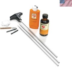 Universal No. 9 Gun Cleaning Kit with Aluminum Rod for .22-.225 Caliber Firearms