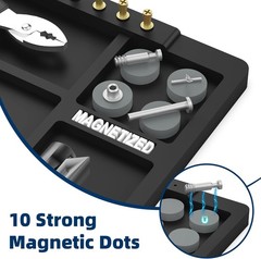 Pistol Gun Cleaning Mat Gun Cleaning Pad W/ Magnetic Organizer Parts Tray