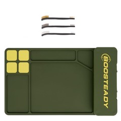 BOOSTEADY Gun Cleaning Mat, Pistol Anti-Slip Rubber Army Green