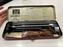 Vintage Montgomery Wards Western Field Rifle Cleaning Kit – Case / Tin (only)