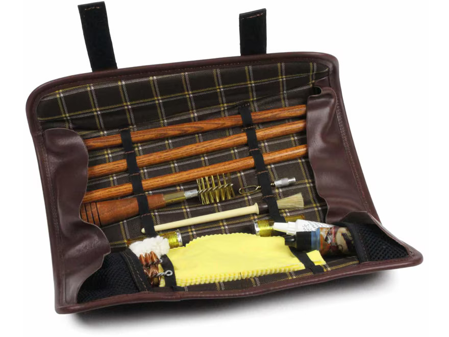 Negrini Sporting Wood Rod Shotgun Cleaning Kit 12 Gauge