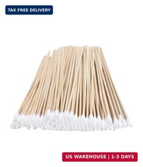 200PCS Cotten Swab Applicators, 6 Inch Long Wooden Cotton Swabs – Cleaning Gun S