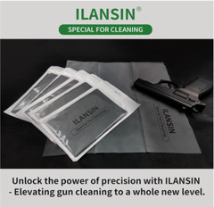 6Pack 12×12″ Microfiber Gun Cleaning Cloth Firearm Polishing Rag Lint Free Large