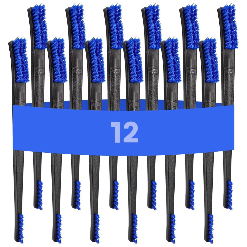 PINGMIC Gun Cleaning Brushes Set – 12 Pack Double-Ended Nylon Brushes with Plast