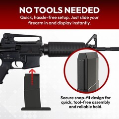 HammerBite Rifle Magwell Stand Bench Block – Pistol Cleaning Holder USA