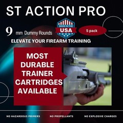 ST Action Pro -9mm Yellow Action Trainer Dummy Round-5 Rounds (Original Version)