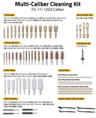 Universal Gun Cleaning Kit for All Firearms – Rifle, Shotgun & Pistol Set with B