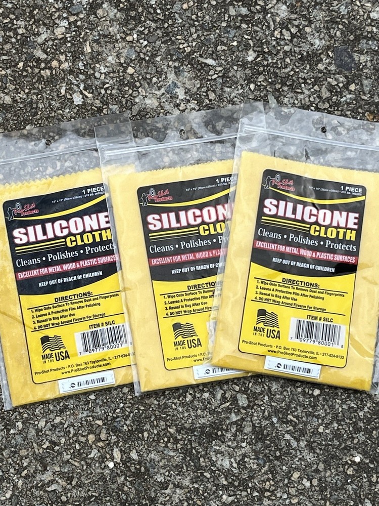 LOT OF 3 – Pro-Shot Silicone Cloth 14″ x 15″ -210 Square Inches # SILC New!