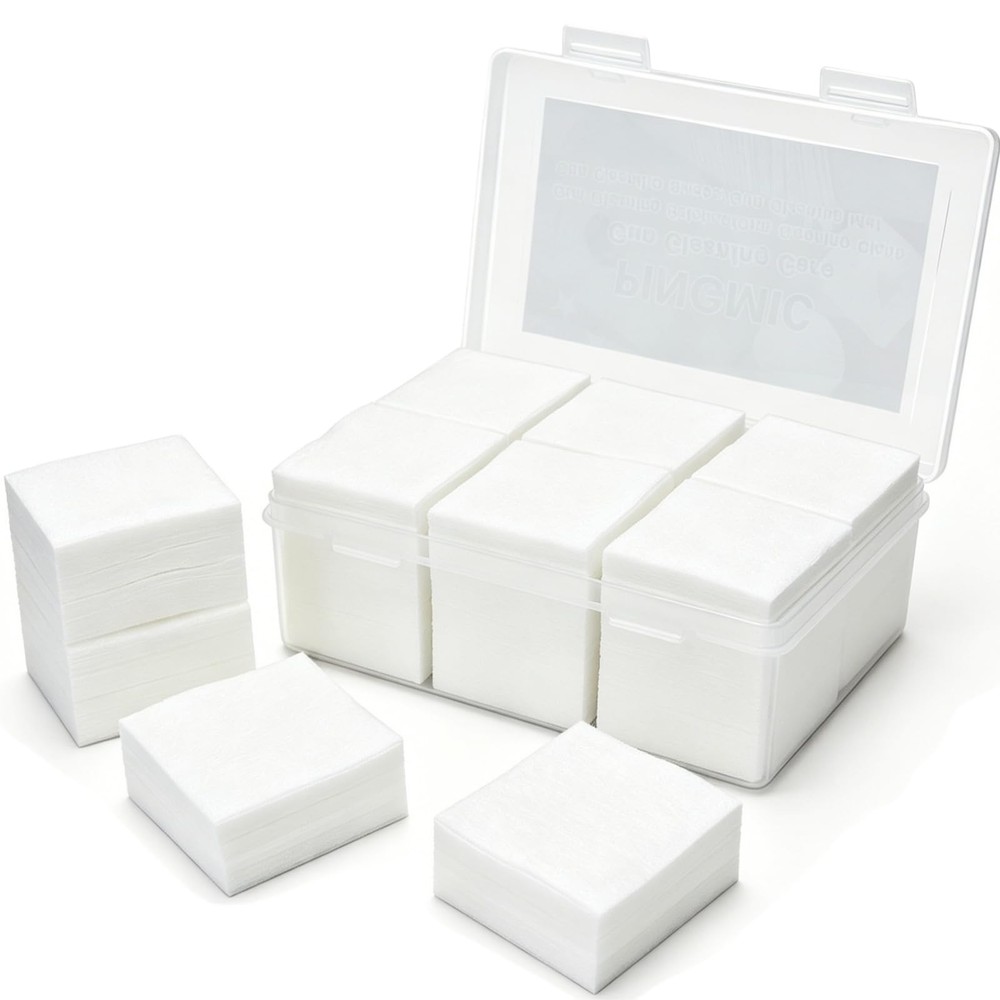 1000 PCS Gun Cleaning Patches with Storage Case – Lint 2″x2″ 1000pcs Box