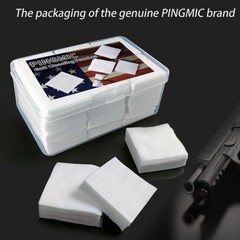 1800/1400/600 Gun Cleaning Patches in Box, 2″ Highly Absorbent Cloth, Lint-Free