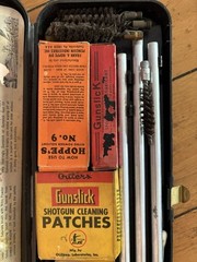 VINTAGE OUTERS RIFLE CLEANING KIT ALL CALIBERS WITH ORIGINAL BOX & CONTENTS
