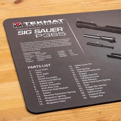 Sig Sauer P365 Gun Cleaning Mat Waterproof Scratch Proof 11×17 Durable Design