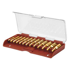 Tipton 749245 13-Piece Solid Brass Jag Set Multi-Caliber w/ Storage Box
