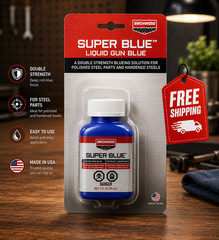 Birchwood Casey SUPER BLUE Liquid Gun Blue FOR BLUEING POLISHED HARDENED STEELS