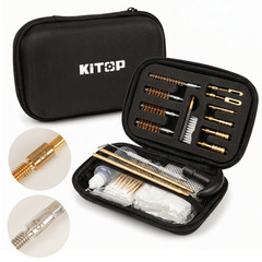 87pcs Gun Cleaning Kit Universal Rifle Pistol Shotgun Handgun Firearm with Case