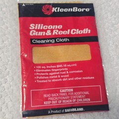 KleenBore Silicone Gun and Reel Cloth 100 Sq In Firearm Cleaning Polish GC-220S
