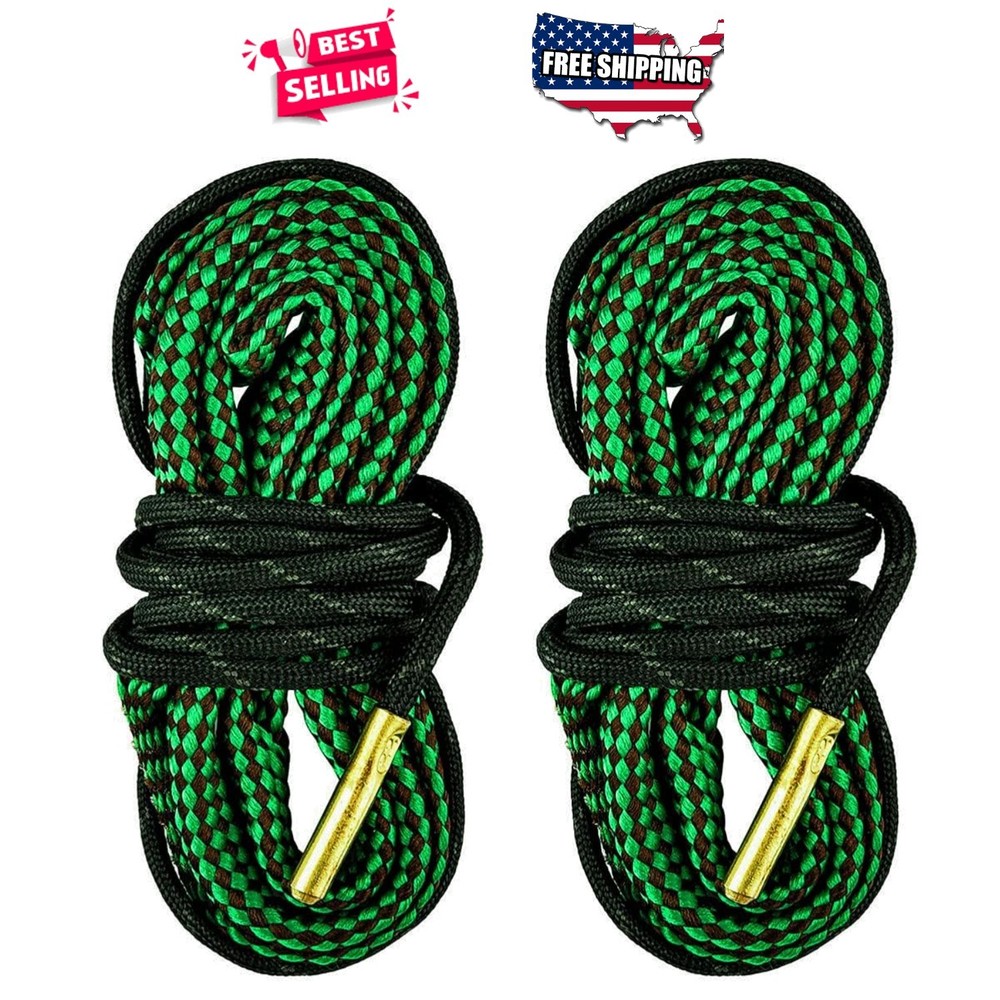 Bore Cleaner for .22 .223 5.56mm 9mm 12GA .308 .30 .44 Cal Reusable Cleaning Kit