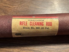 Vtg Outers Duraluminum Rifle Gun Cleaning Rod Kit .22 Cal. Stock# 600