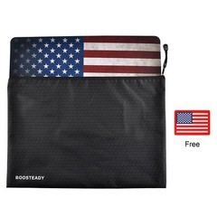 US Flag Design Gun Cleaning Mat 11×17″ 2nd Amendment Vintage with Zippered Pouch