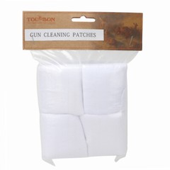 TOURBON Firearms Cleaning Cotton Flannel Patches .38-.45 Caliber – 300 Patches