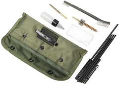 MaximalPower Gun Cleaning Kit Travel Pouch for Pistol 5.56mm .223 22LR .22 Cal