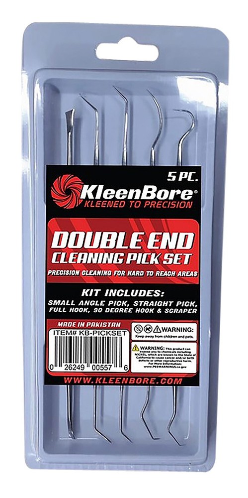 KleenBore KBPICKSET Stainless Steel Double Ended Gun Pick Set