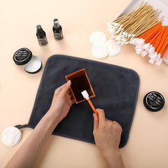 Trading Card Cleaning Kit Includes Spray Polish Paste Microfiber Cloth Cotton