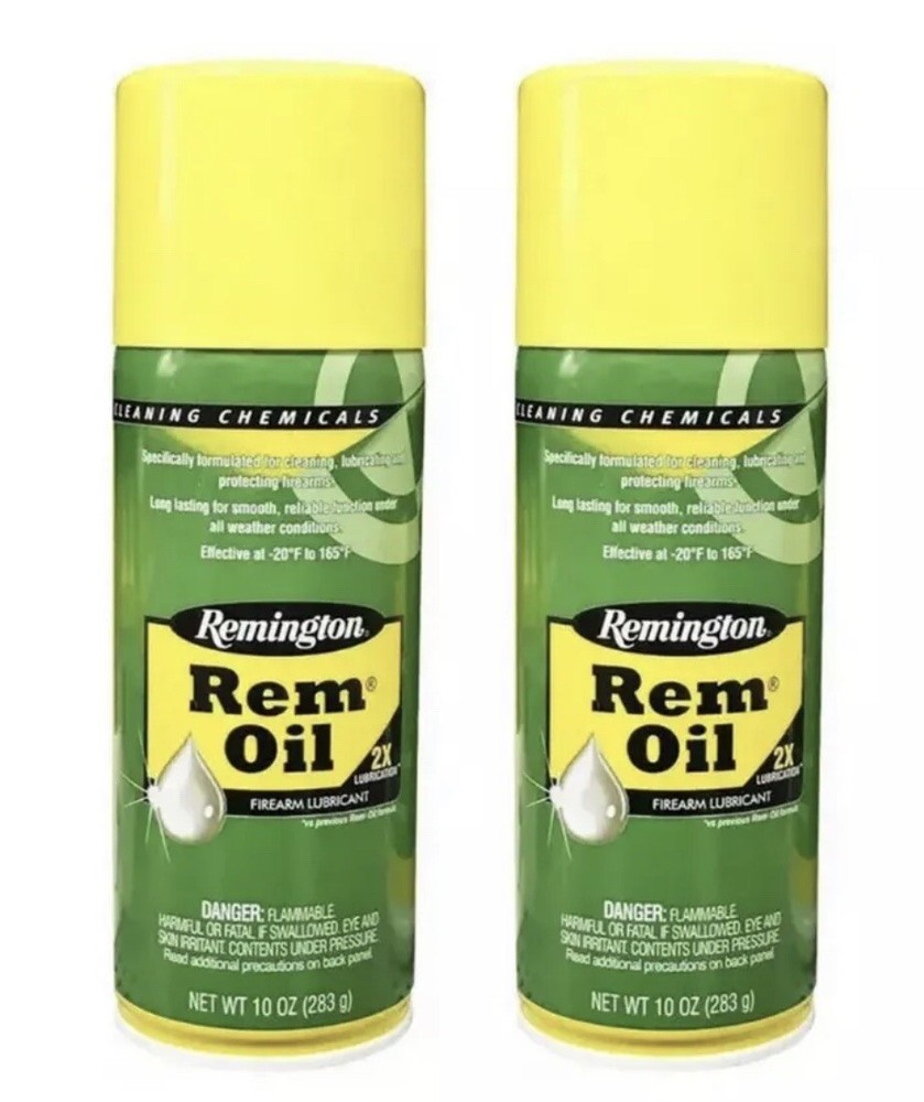 2 PACK Rem Oil 10 oz. Spray Firearm Lubricant Gun Lubricant Rifle Shotgun