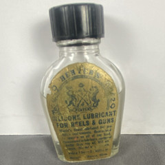Holler’s Clear Silicone Lubricant for Reels & Guns, Glass Bottle