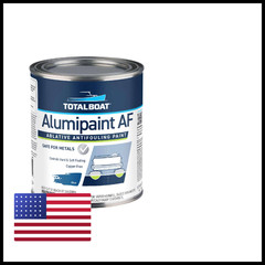 Totalboat Alumipaint Af Copper Aluminum And Pontoon Boat Bottom Paint Blue Quart