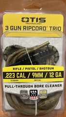 NEW! Otis Ripcord Bore Cleaner 3 Gun Trio – 223, 9mm, 12 Gauge – NIB