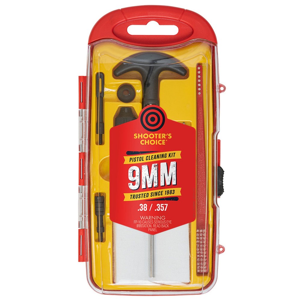 SHOOTERS CHOICE 9mm/.38 Cal Pistol Cleaning Kit (SHF-SRK-9MM)
