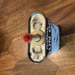 VINTAGE Outers Gun Oil 445A 3oz Duck Tine Can Rust Preventative
