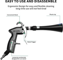 Tornado Dry Cleaning Gun with Adjustable Brass Nozzle – Superior Car Care Tool