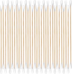 400/200 Ct 6 Inch Double-Ended Gun Cleaning Swabs with Bamboo Sticks – Ideal for