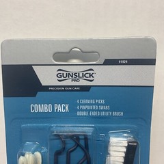 Gunslick Pro High-Quality 91924 Gun Cleaning Combo Pack 4 Picks/Swabs/Brush
