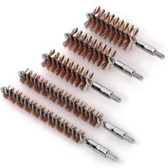 Gun Cleaning Kit 19Pc – Brass Bore Cleaning Brush Set – Firearm Maintenance