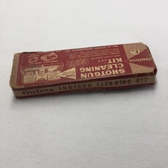 Vintage Outers Shotgun Cleaning Kit 12 Gauge Red Case Gun Oil Solvent Patches