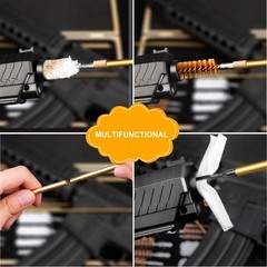 Gun Cleaning Kit, Rifle Pistol Shotgun Handgun Cleaning Kit with Case, Univer…
