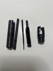 Vintage Gun Cleaning Kit Bore Brush Rod Patch Jag Tube Rifle Pistol