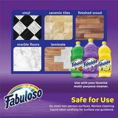 Fabuloso Microfiber Cleaning Mitt Purple Lint-Free Scratch-Free One Size