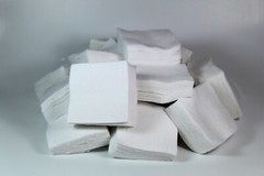 .69-.75 CAL/10-12 GA DRY 3″ SQUARE COTTON PATCHES QTY. 1,000 / EMSS2045T