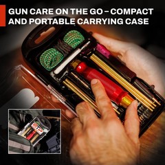 Gun Cleaning Kit for .223/5.56 – Portable Tool Case with Brass Rods, Jag, Bru…