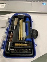 Gunmaster .40/10MM Pistol 14 Pieces Black-Blue Cleaning Kit Used Small Amount