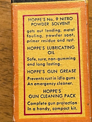Vintage HOPPE’S Gun Cleaning Patches, No.2 Full Box .22-.270 caliber