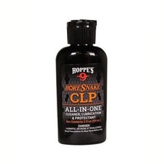 Hoppes Boresnake Clip All in one Cleaning Oil 2 oz Squeeze Bottle HSO