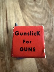 Vintage Gunslick The Sportsman’s Lubricant. Full Tube in Original Box