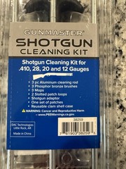 Gunmaster 14 Piece Shotgun Cleaning Kit for .410, 28, 20 and 12 Gauge