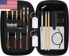 Universal Handgun Cleaning Kit .22,.357,.38,9Mm,.45 Caliber Pistol Cleaning Kit