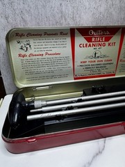 Vintage Outers Gunslick Rifle Cleaning Kit No. 477 .30 Cal Metal Case USA